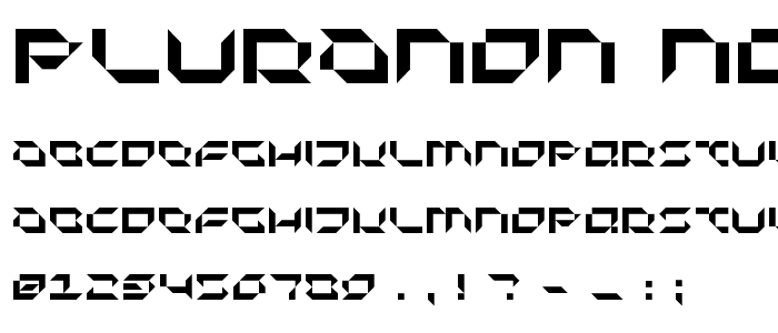 Pluranon Normal font